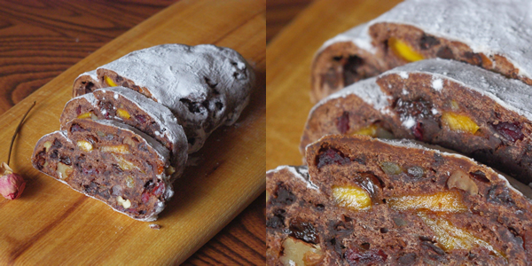 チョコと果実のシュトレン